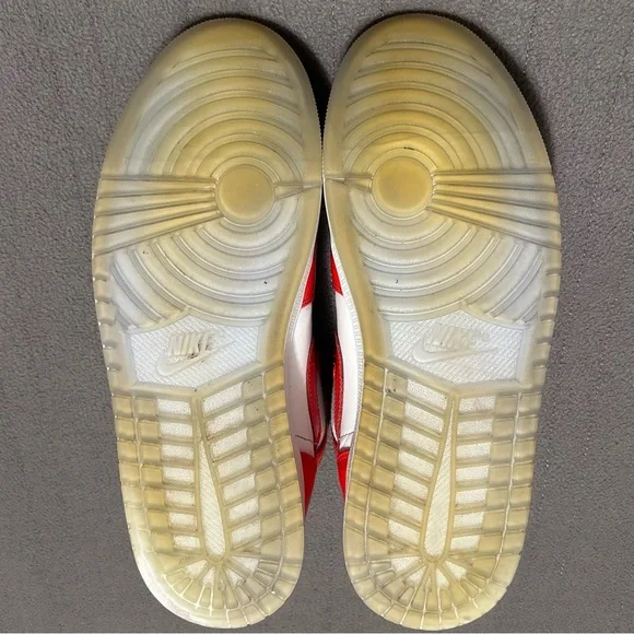 Jordan Men’s High-Top Sneakers in Red and White - Picture 7 of 8